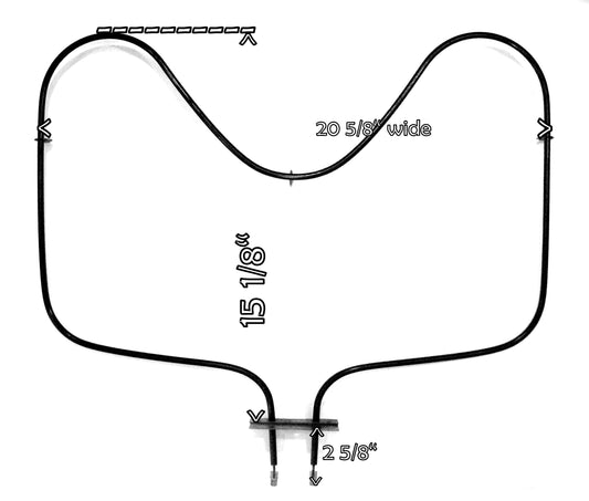 bake element measurements