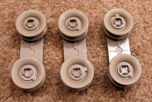 Wheel and Mount Assembly Set of Three
