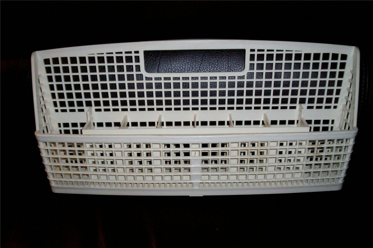 9742853 Kitchen Aid Whirlpool White Dishwasher Silverware Basket