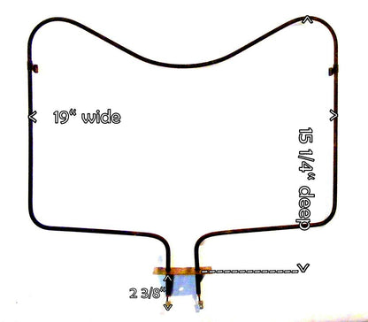 bake element measurements