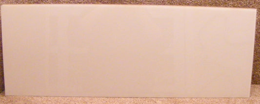 9780326 Kitchen Aid Range Almond Glass Drawer Face