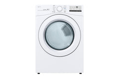 New LG White Electric Dryer