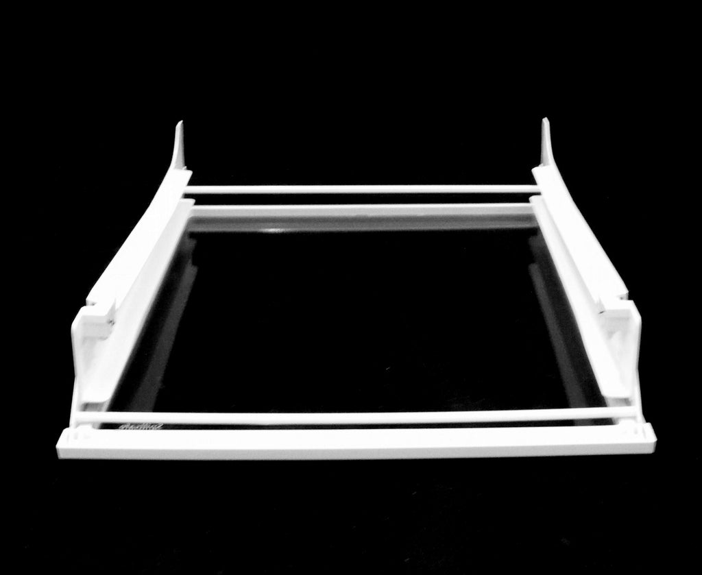 242068703 Frigidaire Refrigerator Crisper Pan Drawer Glass Shelf