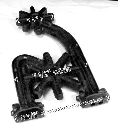 Vintage 1910 Moore Brothers Gas Stove Burner Manifold