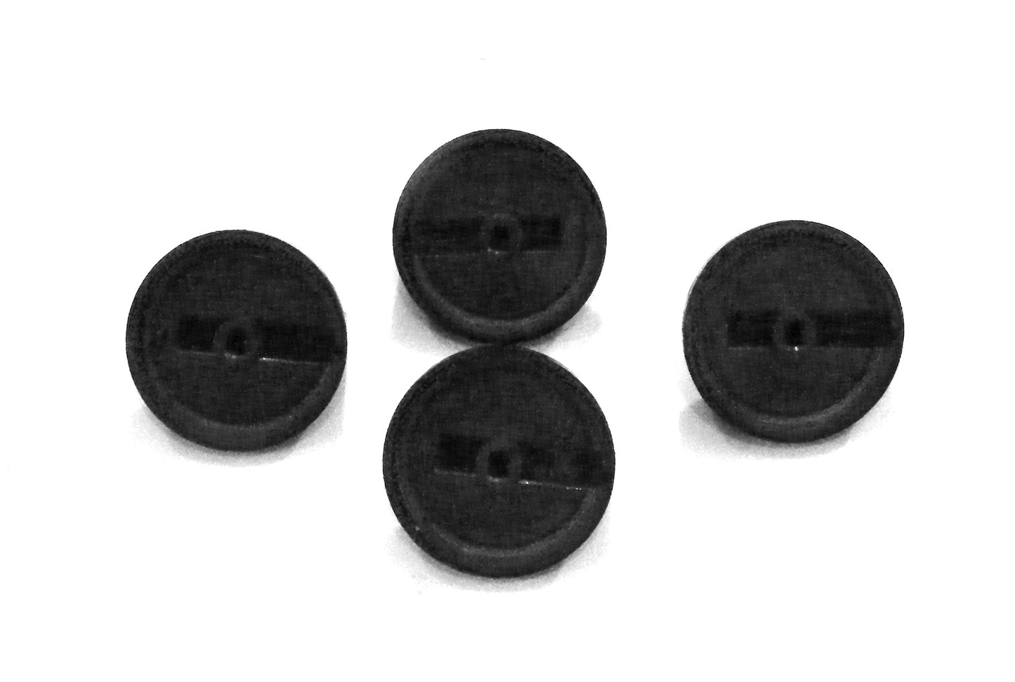 black knob set back