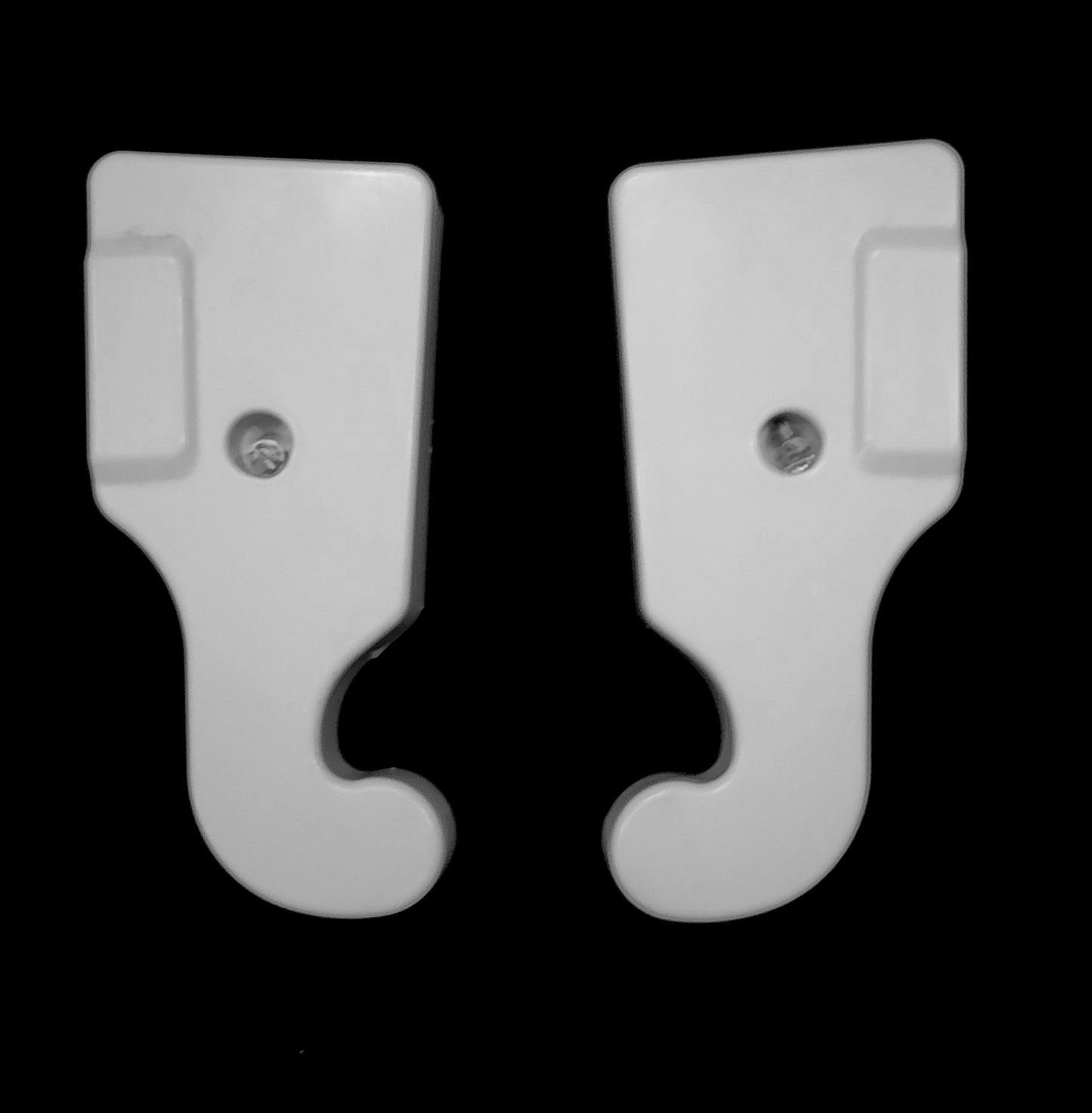 W10465765 W10465764 Whirlpool Refrigerator White Top Hinge Cover Set