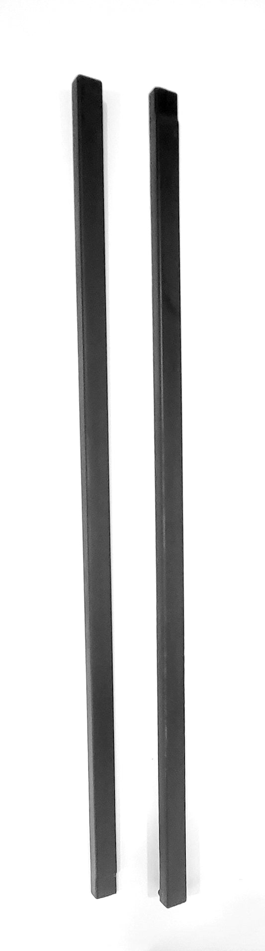 W10761018 W10761014 Whirlpool Range Black Oven Door Glass Side Trim Set