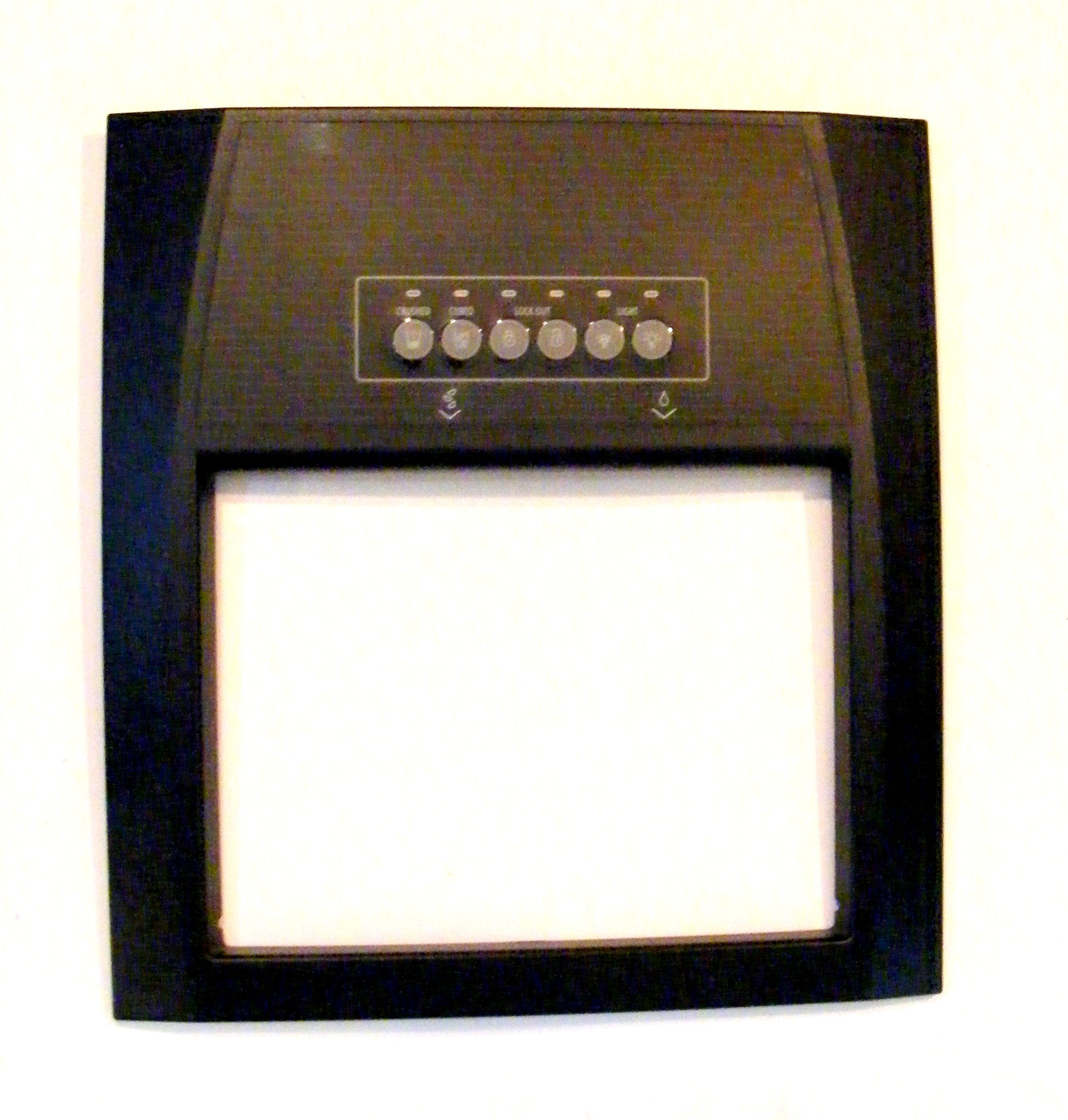 OEM Whirlpool refrigerator black dispenser front cover W10850436 