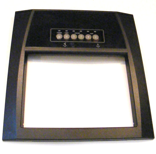 OEM Whirlpool refrigerator black dispenser front cover W10850436 used