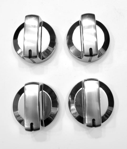 W10854052 Kitchen Aid Range Stainless Steel Burner Knob Set