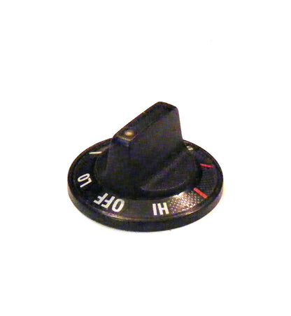 burner knob black