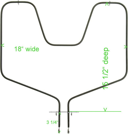 WB44x10009 ERB44x10009 GE Range Bake Element 1 Year Warranty