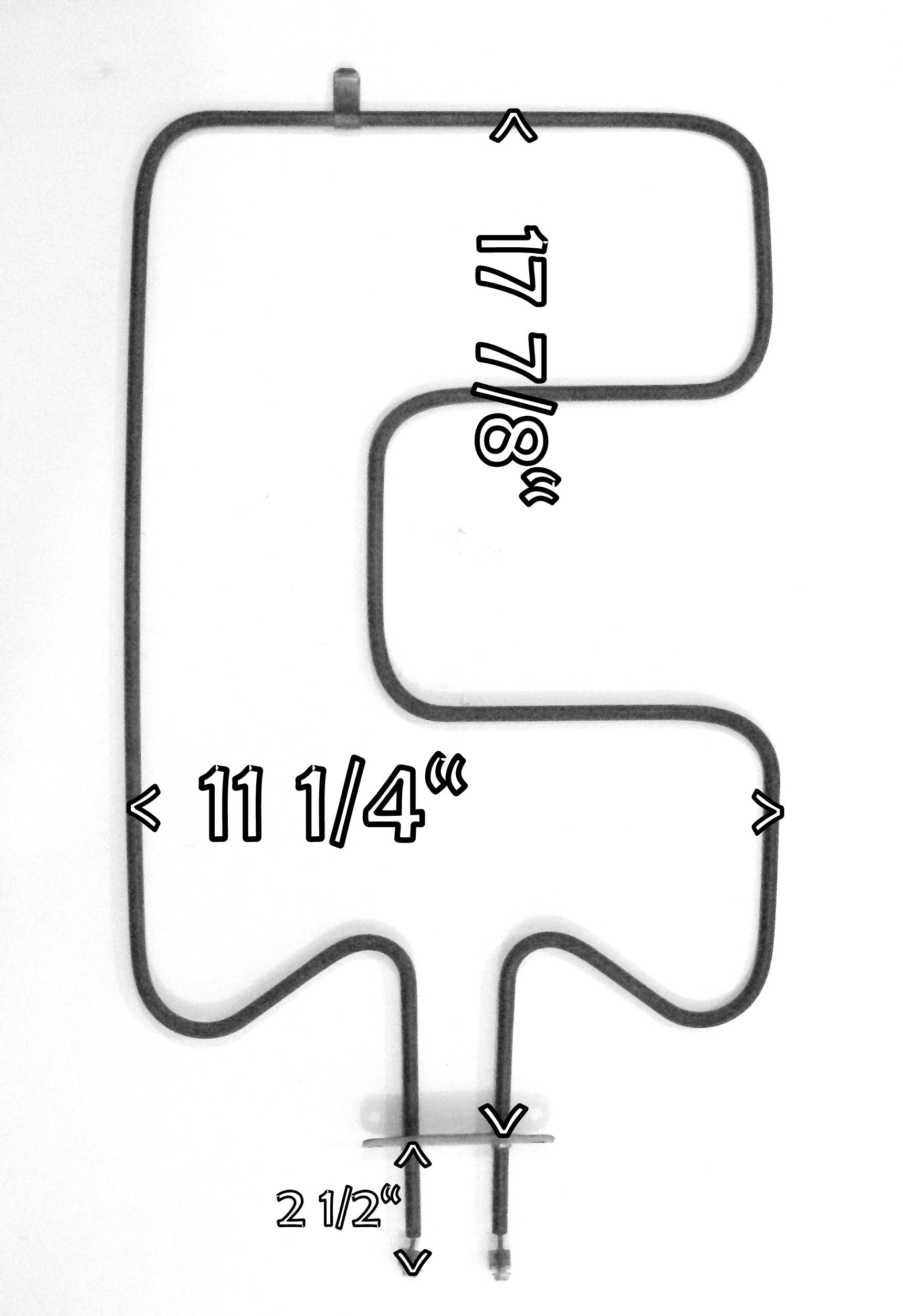 broil element measurements