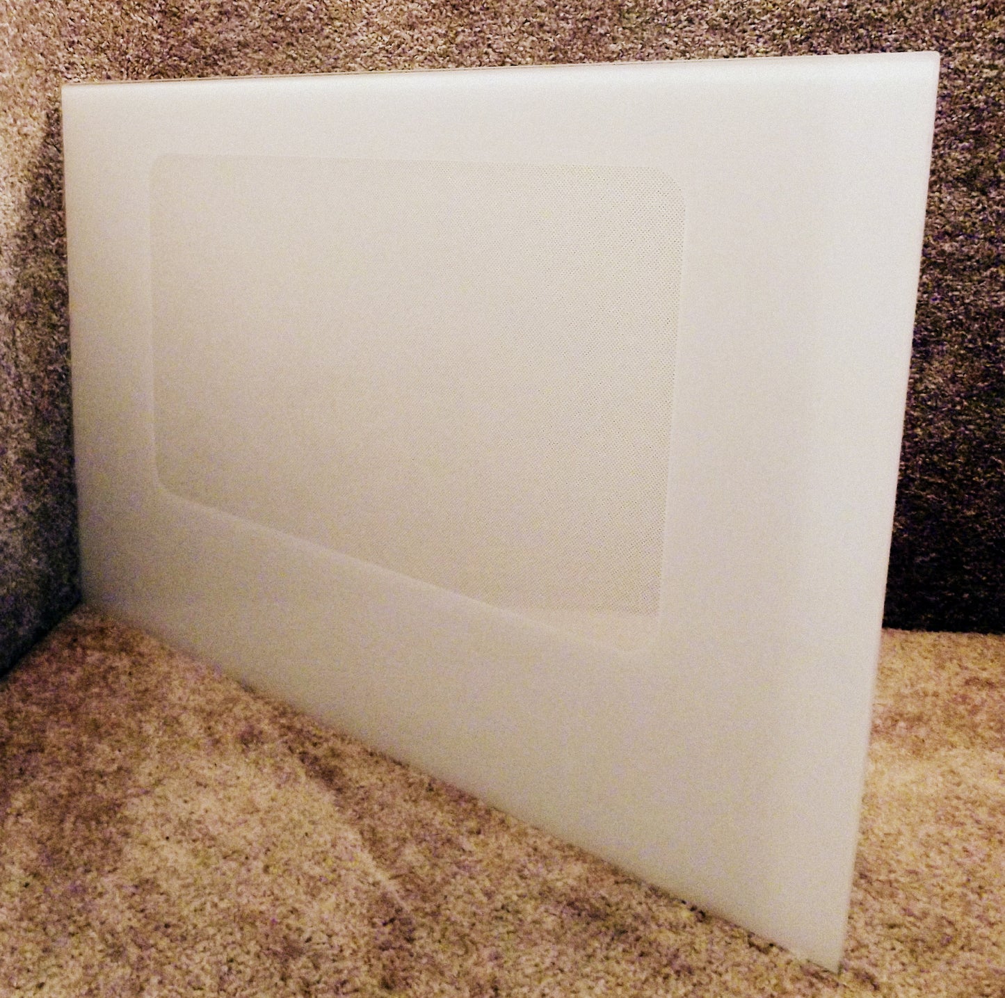 WB57k5 GE Range White Outer Oven Door Glass