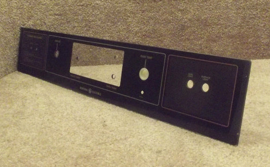 WB61X324 GE Range Black Glass Backguard