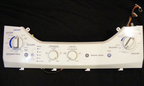 WE4m521 WE19m1697 GE Dryer Timer White Control Panel