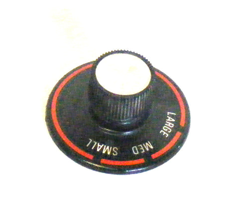 WH1X2580 GE Stack Unit Washer Black Pressure Switch Knob