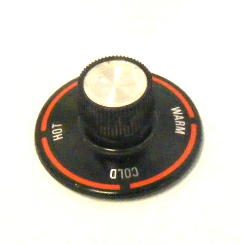 WH1X2581 GE Stack Unit Washer Black Water Temperature Switch Knob