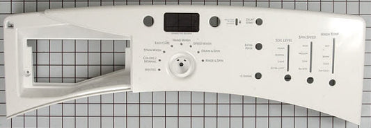 WH42X10721 GE Washer White Control Panel