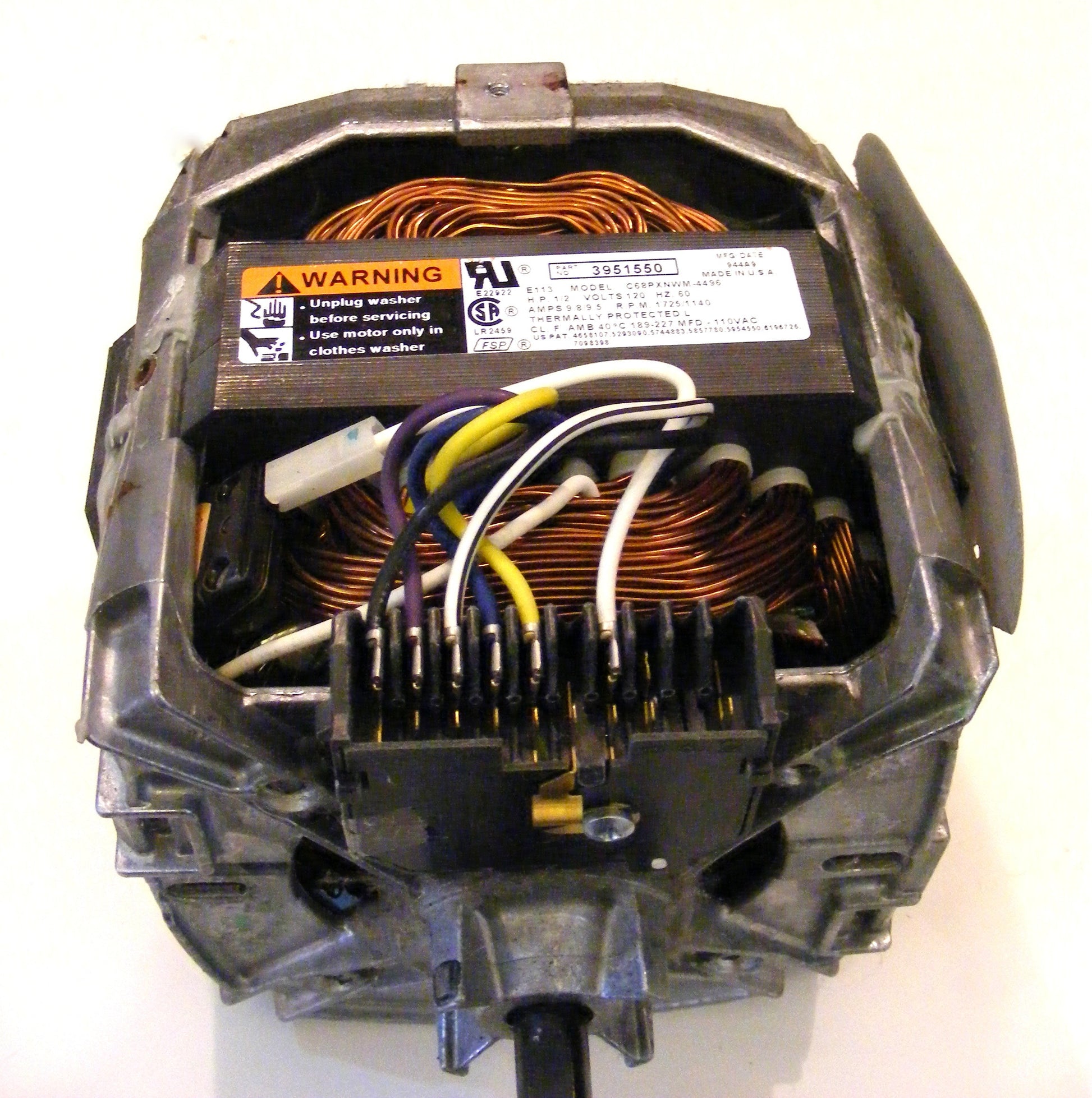 whirlpool washer motor 2