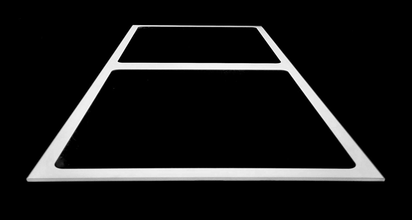 Used OEM Refrigerator Crisper Drawer Glass WP67006704