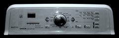 WPW10090757 Maytag Bravos Washer White Control Panel
