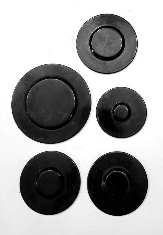 WPW10169983 WPW10169985 Maytag Gemini Gas Range Black Cap Set