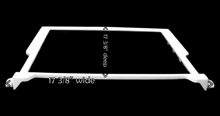 glass shelf measurements