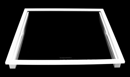 WPW10282541 Whirlpool Refrigerator Crisper Meat Drawer Glass Cover