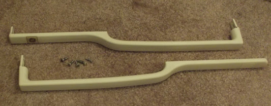 WR12X10427 GE Refrigerator Freezer Almond Door Handle Set