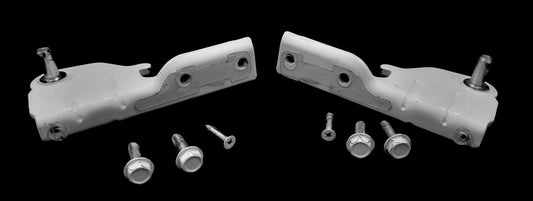 WR13x10563 WR13x10561 GE Refrigerator White Center Door Hinge Set