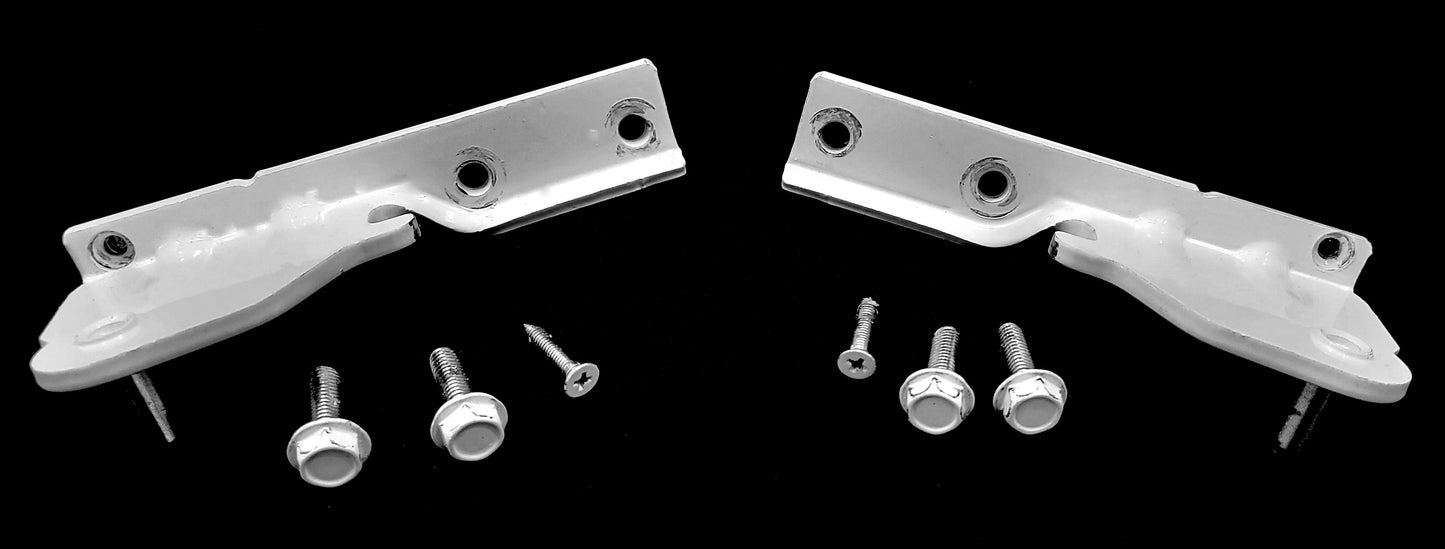 WR13x10563 WR13x10561 GE Refrigerator White Center Door Hinge Set