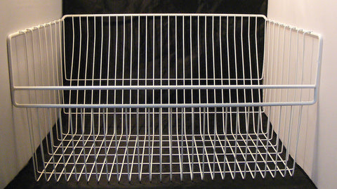 WR21X10086 GE Refrigerator White Wire Freezer Basket