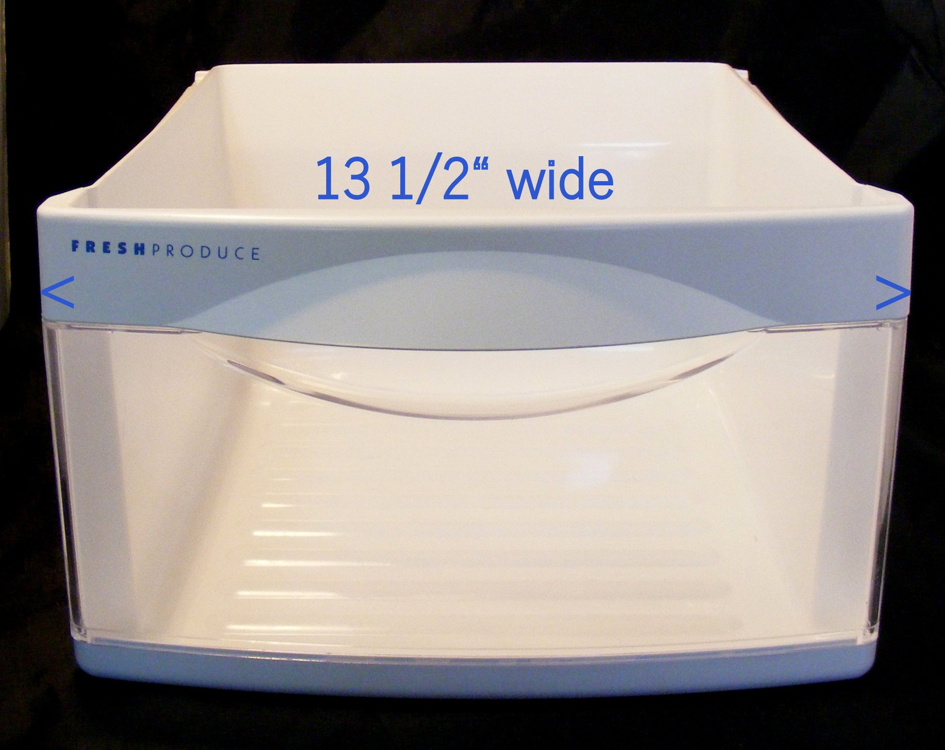 WR32X10463 crisper drawer pan 7