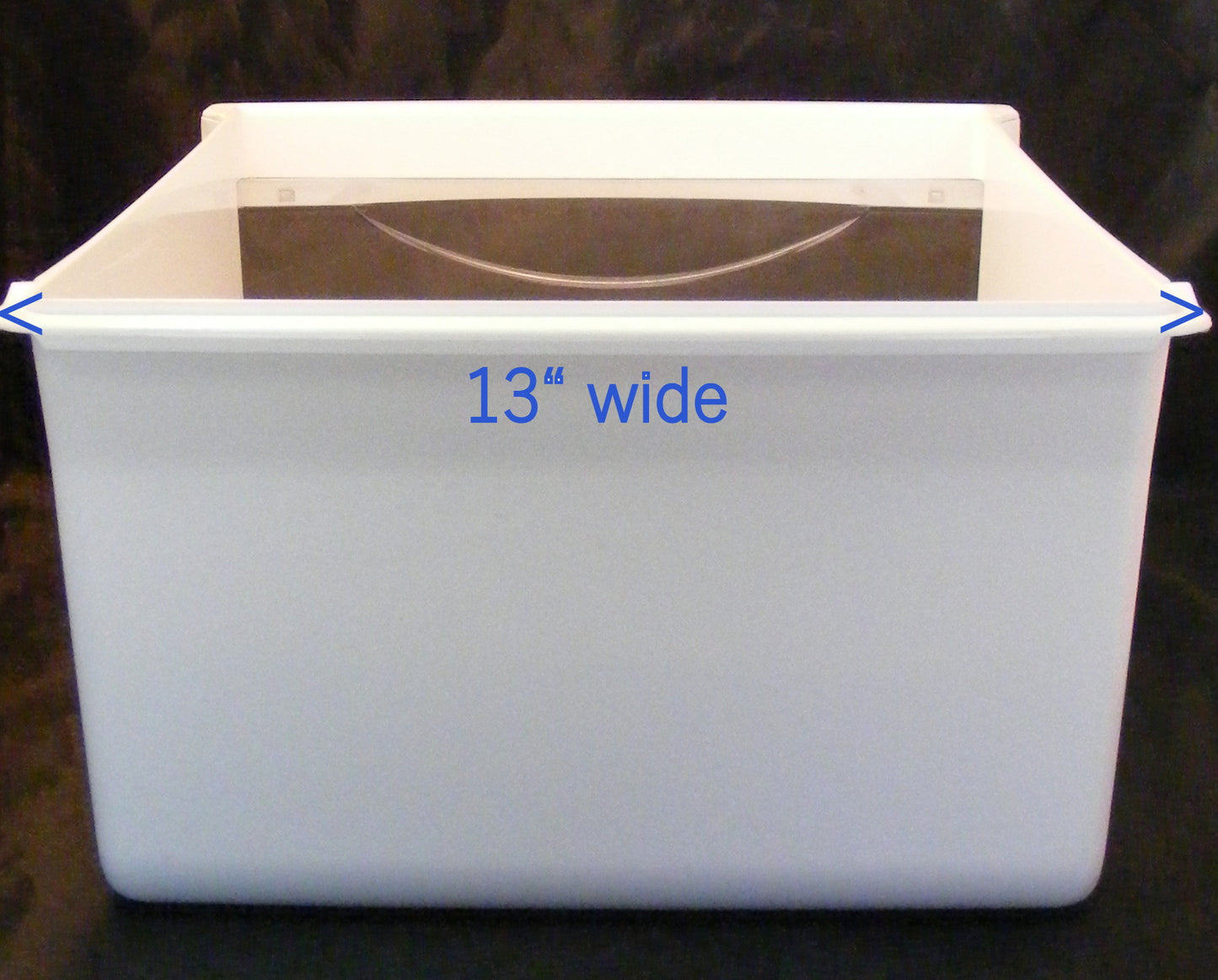 WR32X10463 crisper drawer pan 7
