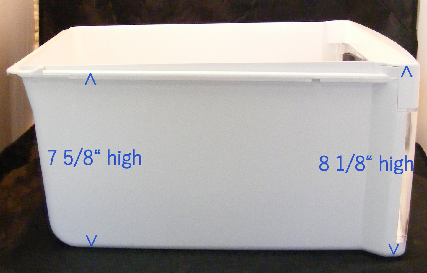 WR32X10463 crisper drawer pan 5