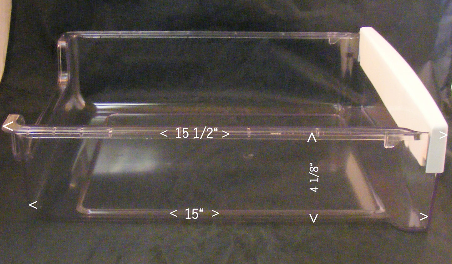WR32X10464 crisper drawer pan 6