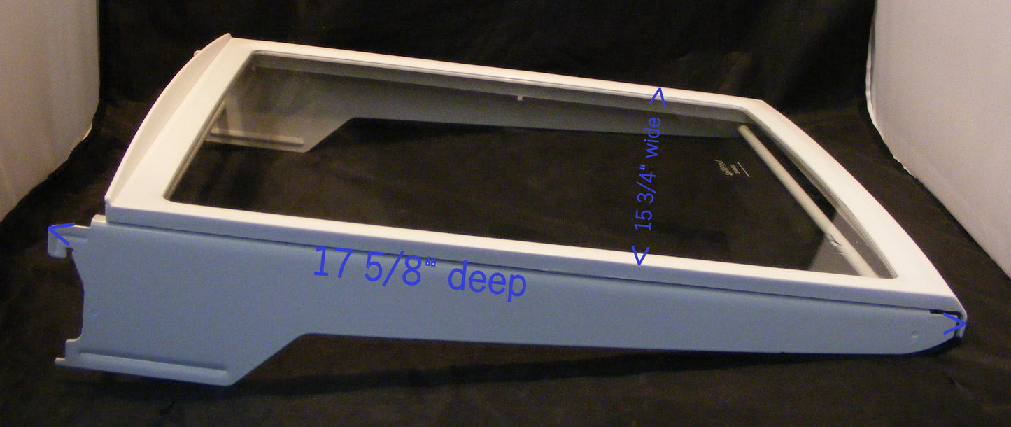 WR71X10746 glass shelf measurements