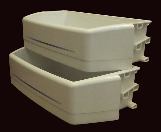 WR71X10957 WR71X10231 GE Refrigerator Door Bin Set of TWO