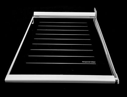 WR71X10090 WR32X10125 GE Refrigerator Left Glass Cantilever Shelf