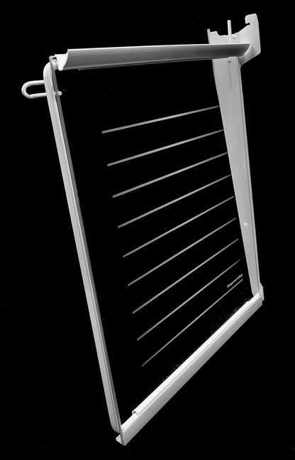 WR71X10090 WR32X10125 GE Refrigerator Left Glass Cantilever Shelf