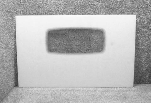 9762476 3195613 Whirlpool Range White Oven Door Glass