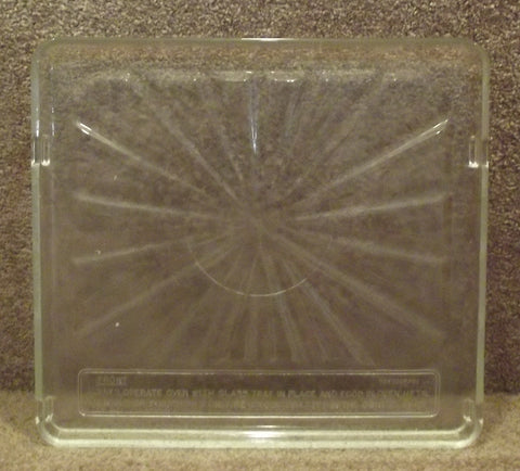GLASS TRAY AMANA MICROWAVE PLATE 15 1/8''  x 13 3/4''