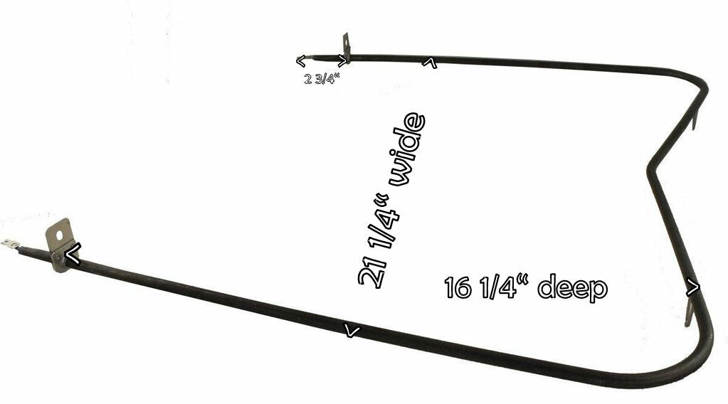 bake element measurements