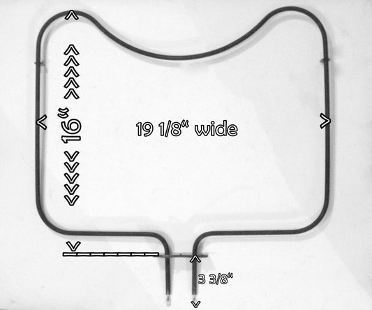 bake element measurements