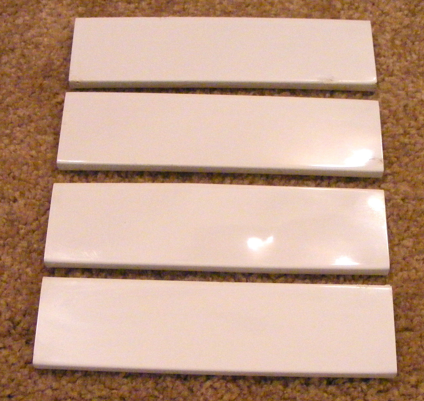 W10307490 Whirlpool Refrigerator Freezer Door Shelf Trim Set of 4