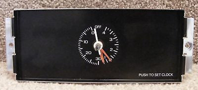 WB19X231 3AMT5E94A1B GE Range Black Oven Clock Timer