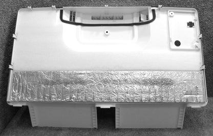 WR17X11594 GE Refrigerator Evaporator Fan Cover Assembly