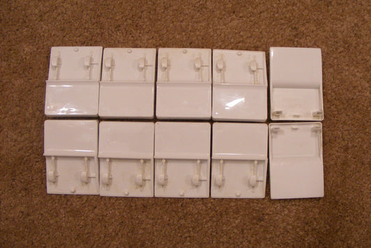 WR2X7503 WR2X7504 GE Refrigerator Freezer Door Shelf End Cap Set of 10