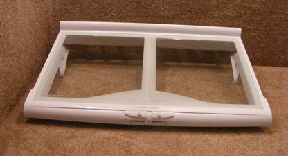 WR32X10216 GE Refrigerator Crisper Shelf with Glass WR32X10589